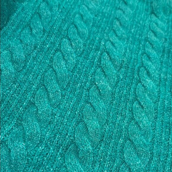 Liz Claiborne Green and Black Crewneck Sweater - Picture 4 of 6